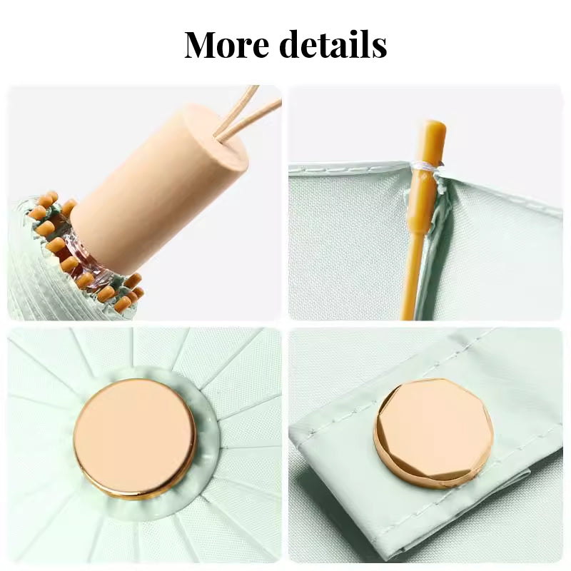 New Chinese retro folding umbrella