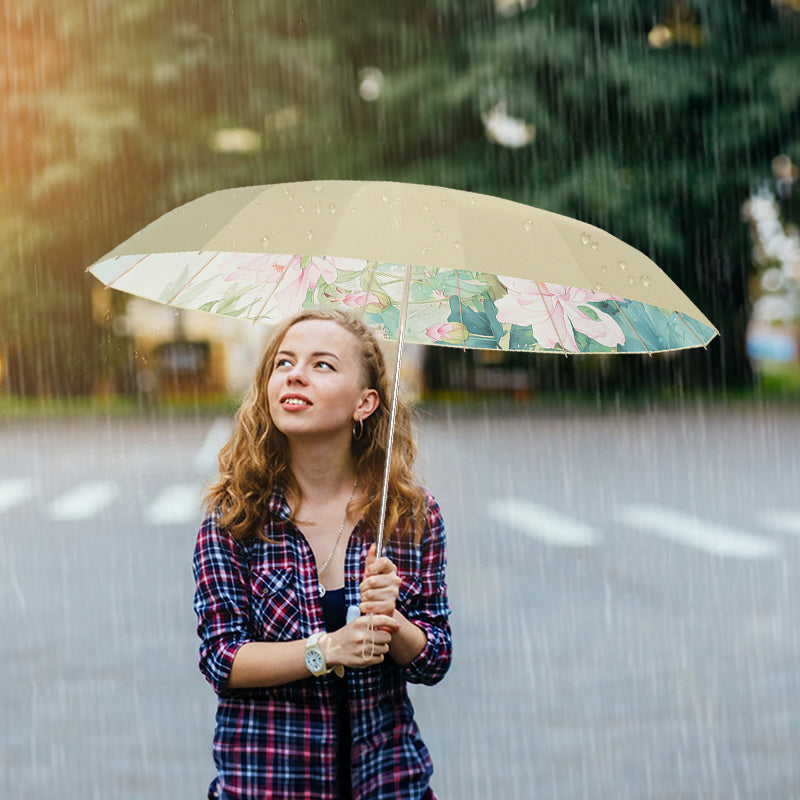 New Chinese retro folding umbrella