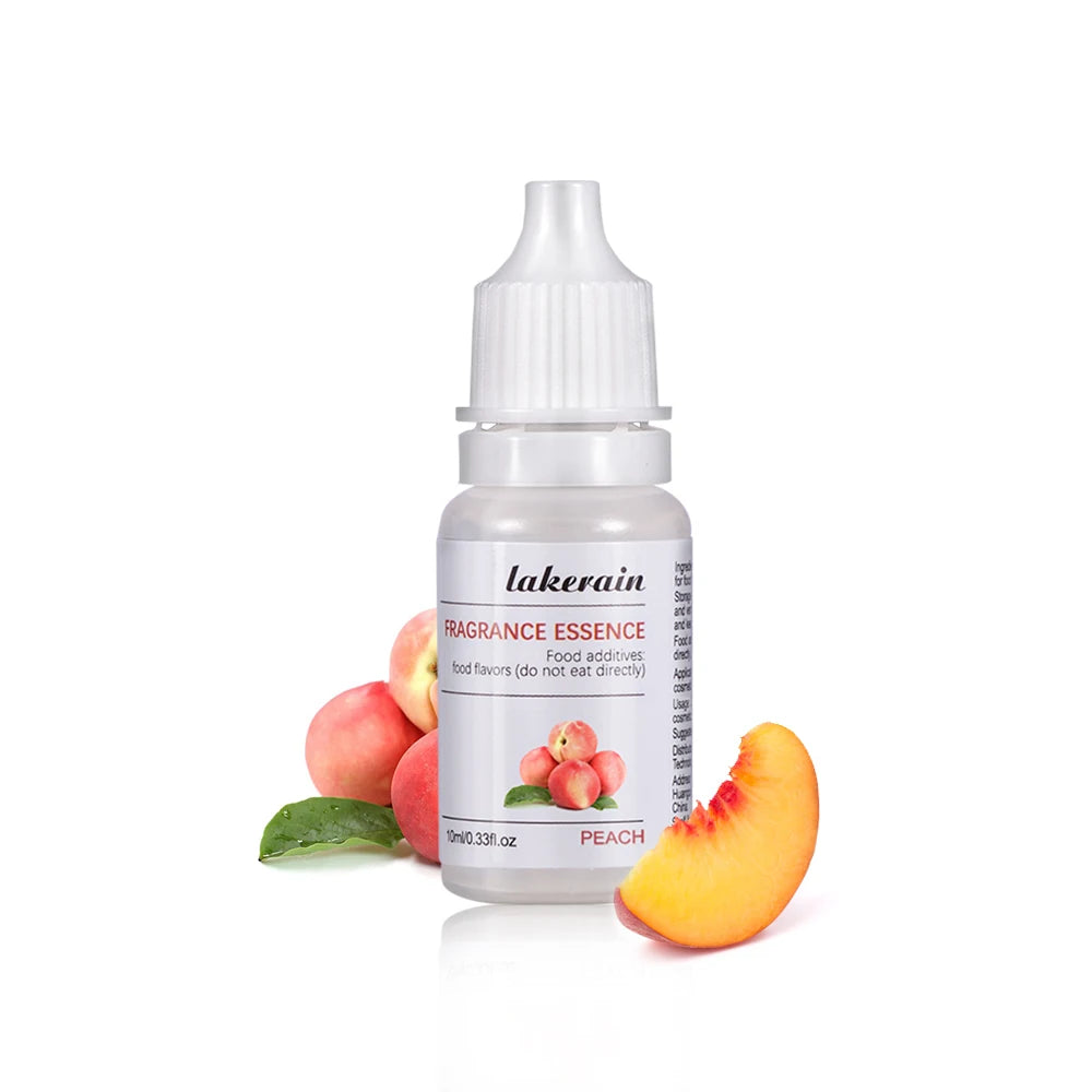 Pure Fruit Fragrance Oil 10ml Diffuser Essential Oils Strawberry Flavoring Oil for Lip Gloss DIY Soap Making Lipgloss Essence