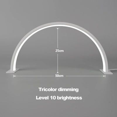 Beauty Lamp U-shaped half month Light fixture beauty salon eye protection USB plug LED nail beauty table lamp