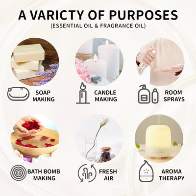 10ml Water-soluble Coco Essential Oil Humidifier Fragrance Oil Pure Natural Diffusive Aromatherapy Air Freshening Lemon Rose Oil