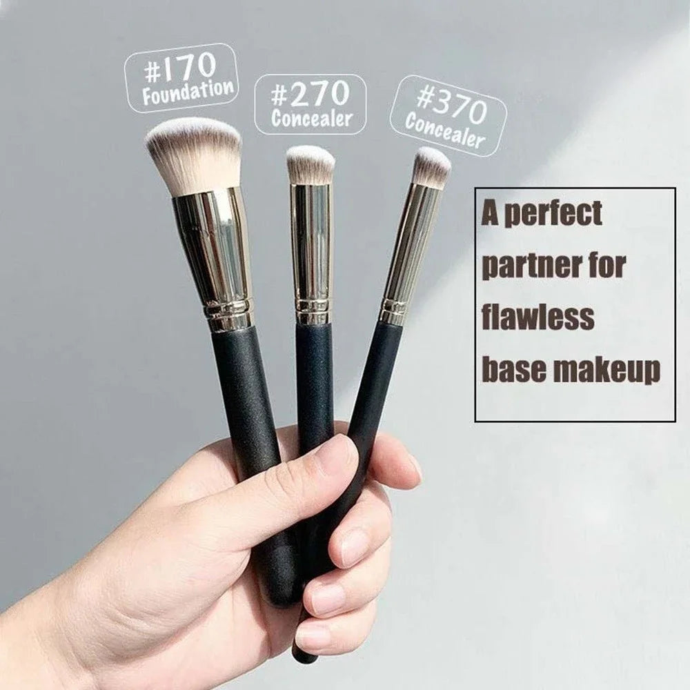 1/3Pcs Makeup Brushes Professional Foundation Concealer Angled Seamless Cover Cosmetics Contour Brush Beauty Tools