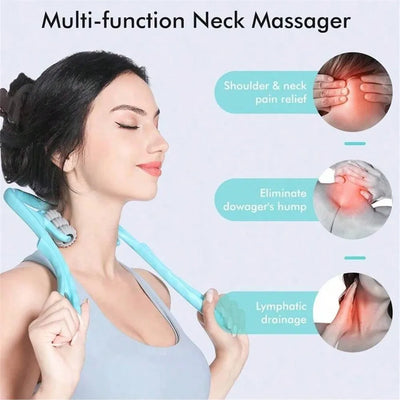 Portable And Easy To Use1pc Neck Massager, and  Neck Roller!