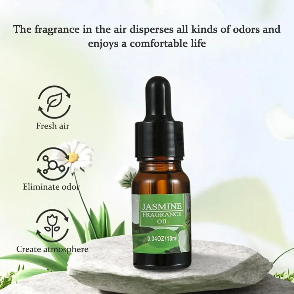 Dropper Fragrance Essential Oil Water Soluble Aromatherapy Aroma Diffuser Diffuser Essential Oil Candle Making Essence 10ml