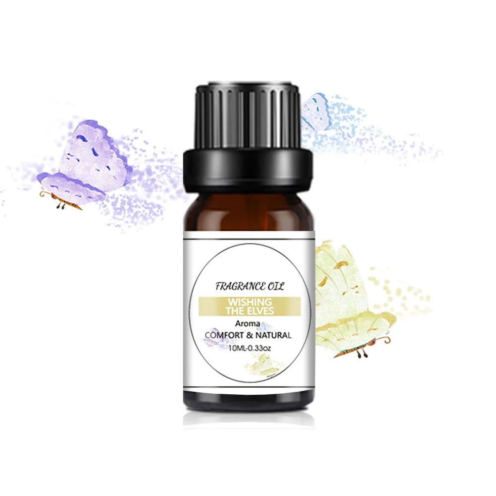 10ml Water-soluble Coco Essential Oil Humidifier Fragrance Oil Pure Natural Diffusive Aromatherapy Air Freshening Lemon Rose Oil