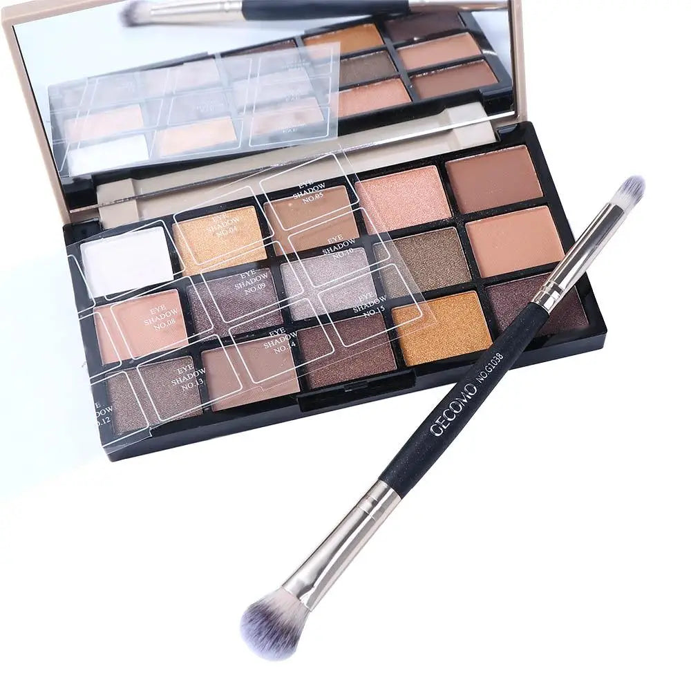 Shade Pen Beauty Tools Dense bristles Eye Shadow Brush Eye Cosmetic Brush Makeup Smudge Brush Double-ended Eyeshadow Brush