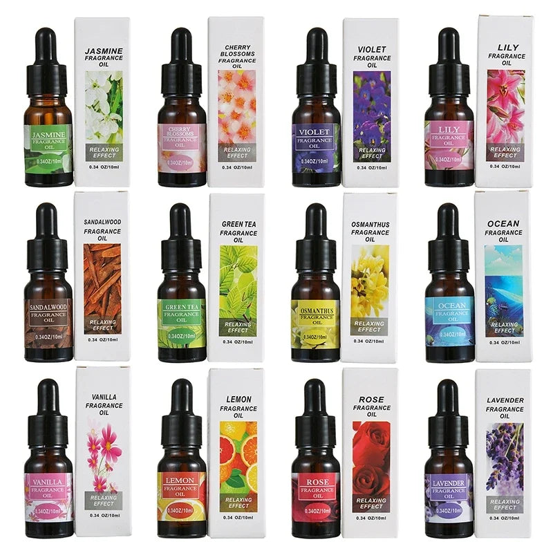 10ml Various Fragrances Aromatherapy Oil For Aromatherapy Diffuser Oil Burner Humidifier Air Fresh Agent Living Room Bedroom Toi