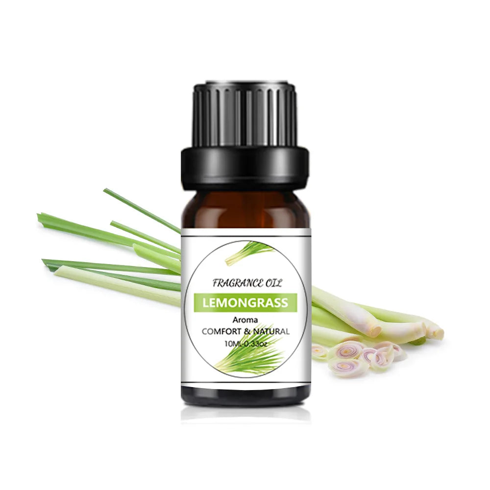10ml Water-soluble Coco Essential Oil Humidifier Fragrance Oil Pure Natural Diffusive Aromatherapy Air Freshening Lemon Rose Oil