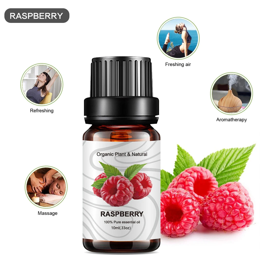 10ml Water-soluble Coco Essential Oil Humidifier Fragrance Oil Pure Natural Diffusive Aromatherapy Air Freshening Lemon Rose Oil