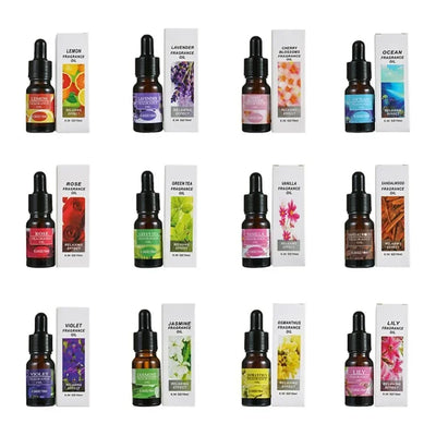 10ml Aromatherapy Essential Oil Long-lasting Rose Lavender Vanilla Jasmine Aroma Oil for Home Care Fragrance Humidifier Diffuser