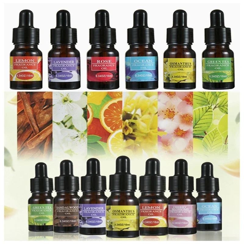 Dropper Fragrance Essential Oil Water Soluble Aromatherapy Aroma Diffuser Diffuser Essential Oil Candle Making Essence 10ml