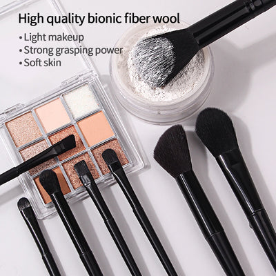 The 17-piece high-quality makeup brush set includes facial makeup brushes and beauty egg powder puffs, as well as beauty tools