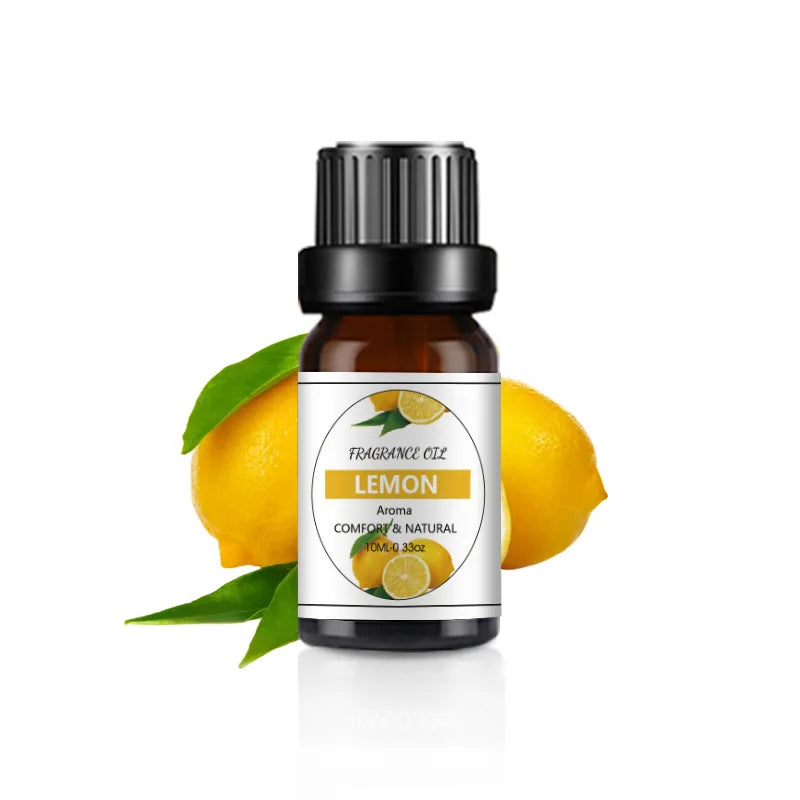 10ml Water-soluble Coco Essential Oil Humidifier Fragrance Oil Pure Natural Diffusive Aromatherapy Air Freshening Lemon Rose Oil