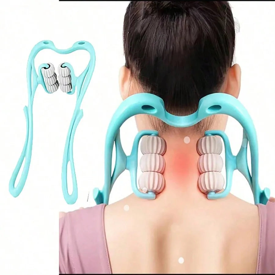 Portable And Easy To Use1pc Neck Massager, and  Neck Roller!