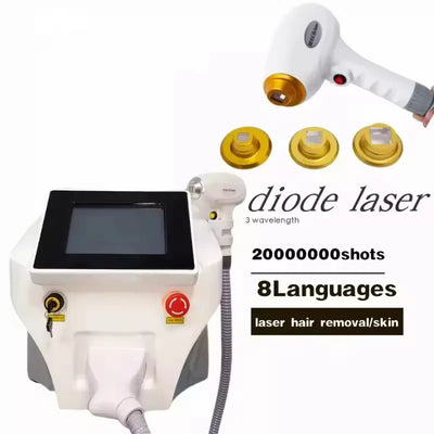 Diode Laser Hair Removal Laser Diode Machine 3000W Ice Platinum Body Permanent Painless Hair Removal Device