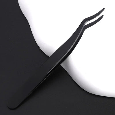 Eyelash Curler Beauty Tools Stainless Steel False Eyelash Aids False Eyelash Tweezers  eyelash tweezers   makeup tools