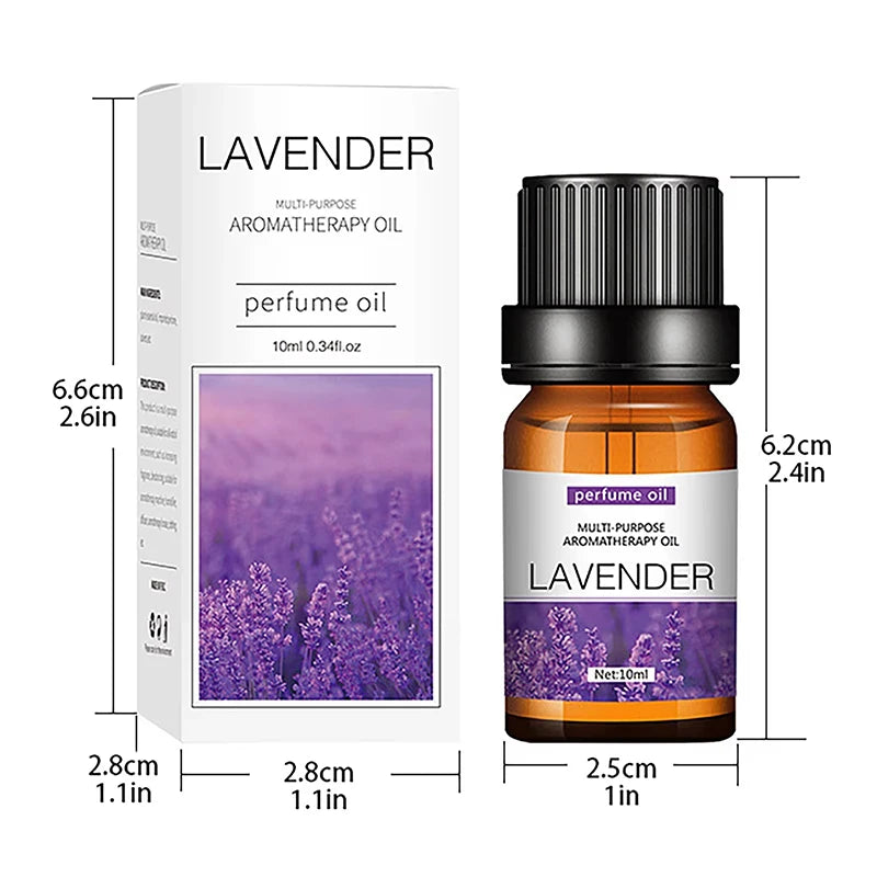 Flower Fruit Essential Oil Water-soluble Relieve Stress For Aroma Diffuser Lamp Humidifier Air Freshening Aromatherapy 2025