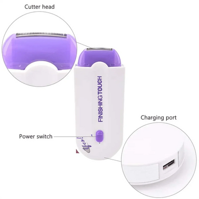 Professional Female Facial, Leg, Bikini, Hand, Body, Electric Shaver, Hair Removal Device