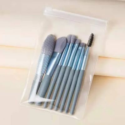 8PCS Portable Makeup Brush Set Soft Makeup Concealer Brush Blush Loose Powder Eye Shadow Foundation Brush Beauty Tools