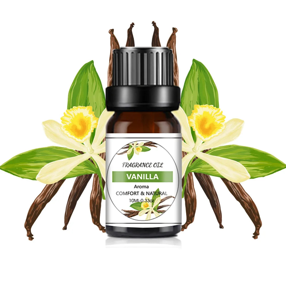 10ml Water-soluble Coco Essential Oil Humidifier Fragrance Oil Pure Natural Diffusive Aromatherapy Air Freshening Lemon Rose Oil