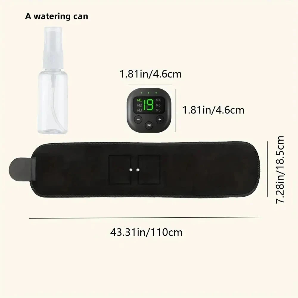 Portable USB Charging Waist Massager Shaper Belt Electric Arm Hip Leg Trainer Weight Loss Shaping Fitness Massager Equipment