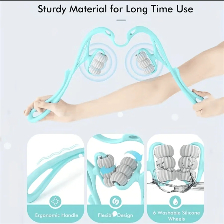 Portable And Easy To Use1pc Neck Massager, and  Neck Roller!