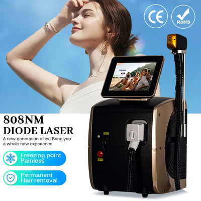 2025 Professional Diode Laser Hair Removal  Nd yag Laser 755 808 1064nm Painless Permanent  Diode Lase Hair Removal Machine