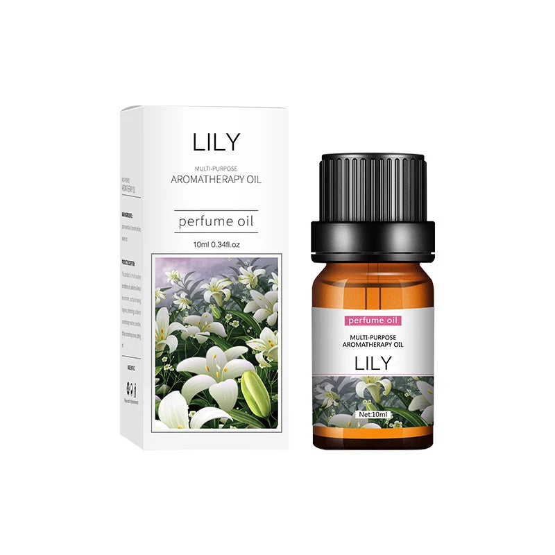 Flower Fruit Essential Oil Water-soluble Relieve Stress For Aroma Diffuser Lamp Humidifier Air Freshening Aromatherapy 2025